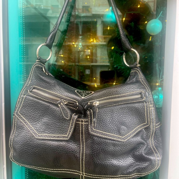 Prada Black Leather Handbag - Picture 10 of 16